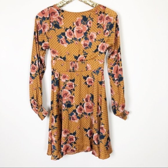 Free People Morning Light Mini Dress Size 4 - Picture 4 of 5
